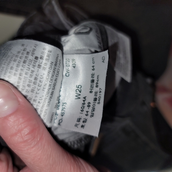 Levi's Jeans Womens 25 Black Wedgie Skinny High Waist Stretch American Denim - Picture 8 of 8